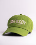 Pinky's Cap - Light Pink on Green