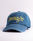 Pinky's Cap - Yellow on Dark Denim
