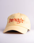 Pinky's Cap - Orange on Yellow