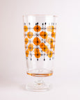 Aderia - Retro Glass Tumbler with Stem - Fence Lattice