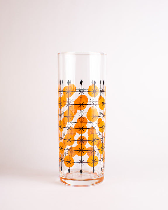 Aderia Retro Tall Glass - Fence Lattice