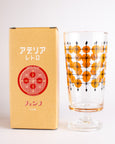 Aderia - Retro Glass Tumbler with Stem - Fence Lattice