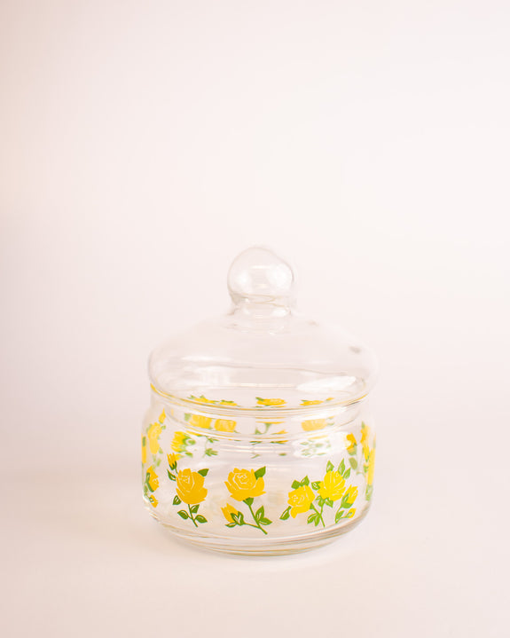 Aderia - Retro Glass Bonbon Jar - Masquerade