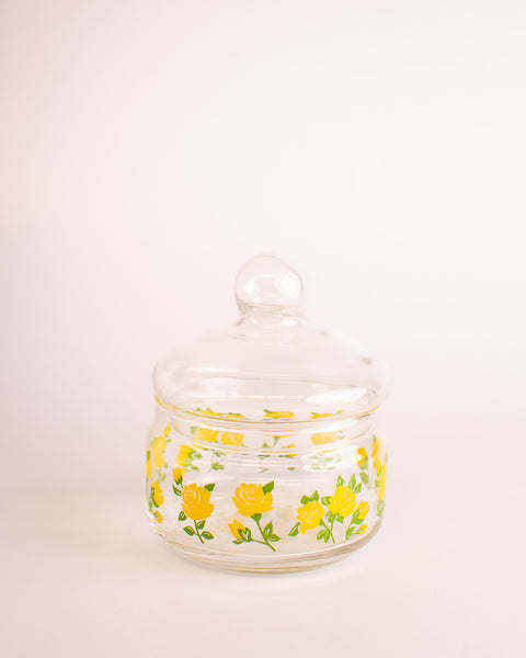 Aderia - Retro Glass Bonbon Jar - Masquerade