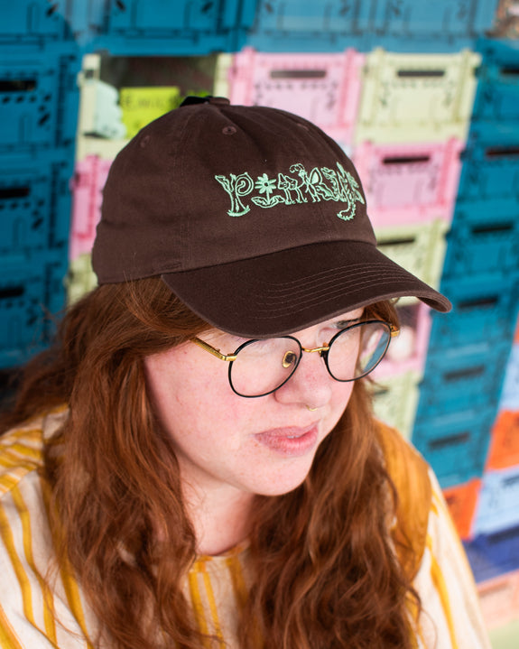 Pinky's Cap - Mint on Brown