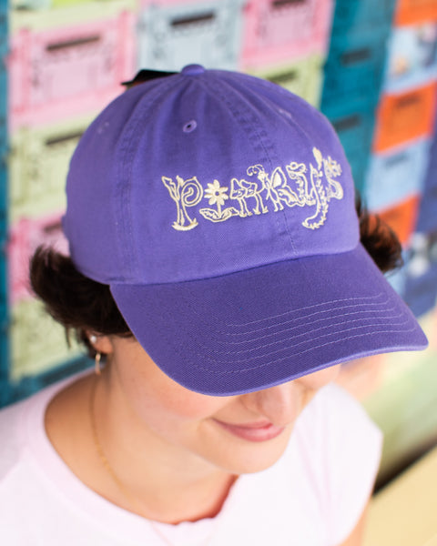 Pinky's Cap - Lemon on Purple