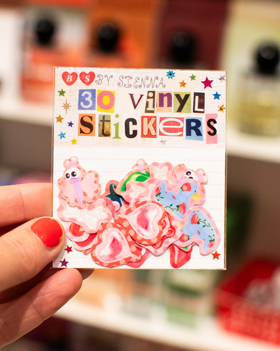 BS by Sienna - Vinyl Flake Stickers - For the Lovers