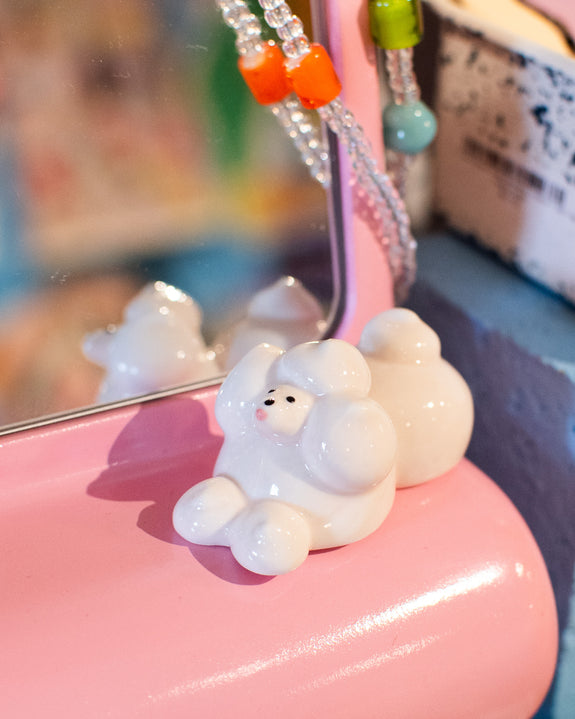 Decole - Meringue Cookie Cutlery Rest - Poodle