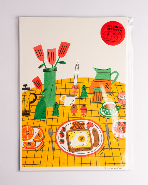 Tess Smith-Roberts - Riso Print - Breakfast