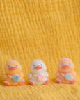 Flocked Mini Baby Chicks