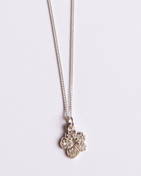 Camille Paloma Walton - Little Daisy Chain Necklace - Clear Topaz