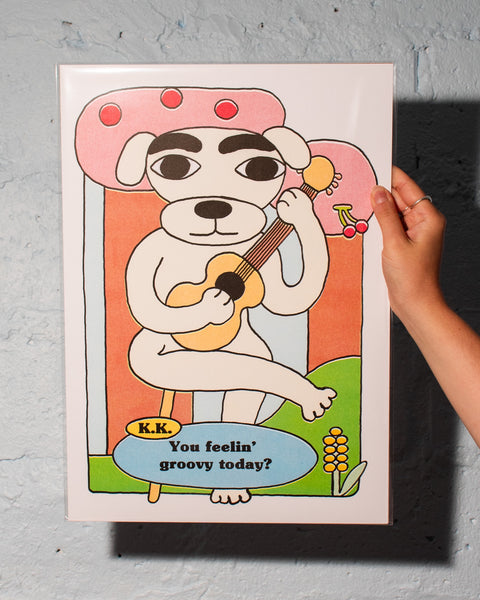 Tom Bingham - A3 Risograph Print - Feelin Groovy