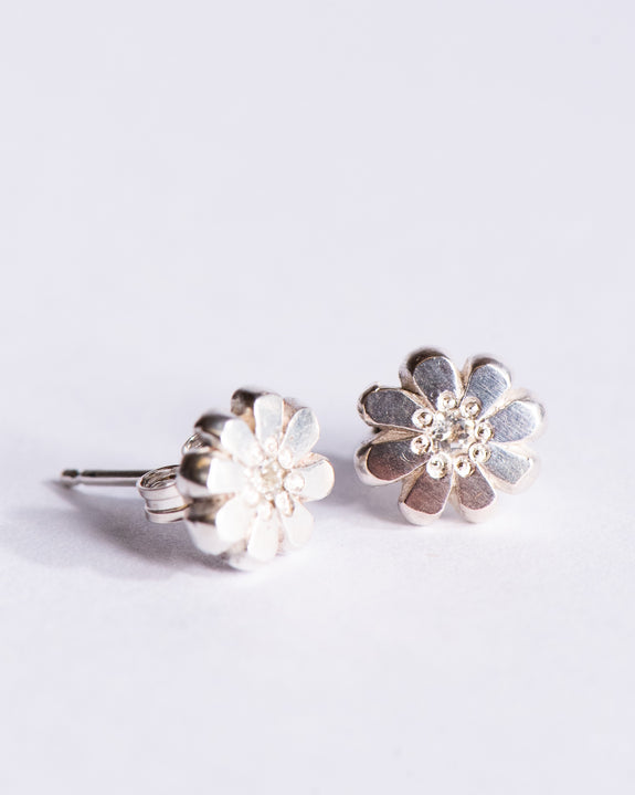 Camille Paloma Walton - Marigold Stud Earrings - Clear Topaz