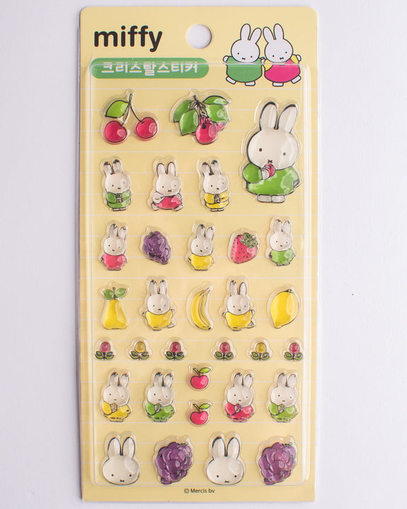 Miffy 3D Puffy Stickers - Yellow