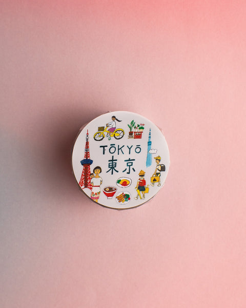 Cozyca – Ai Okino - Clear Washi Tape - Tokyo