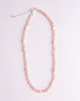 Emily Green - Rose Bead and Pearl Necklace