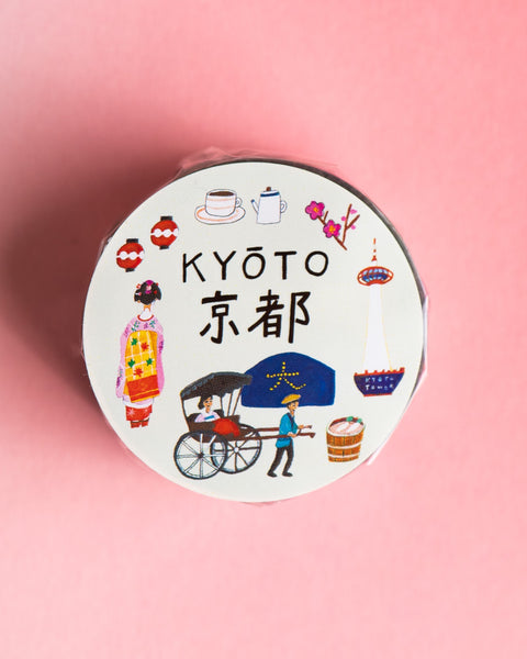 Cozyca – Ai Okino - Clear Washi Tape - Kyoto