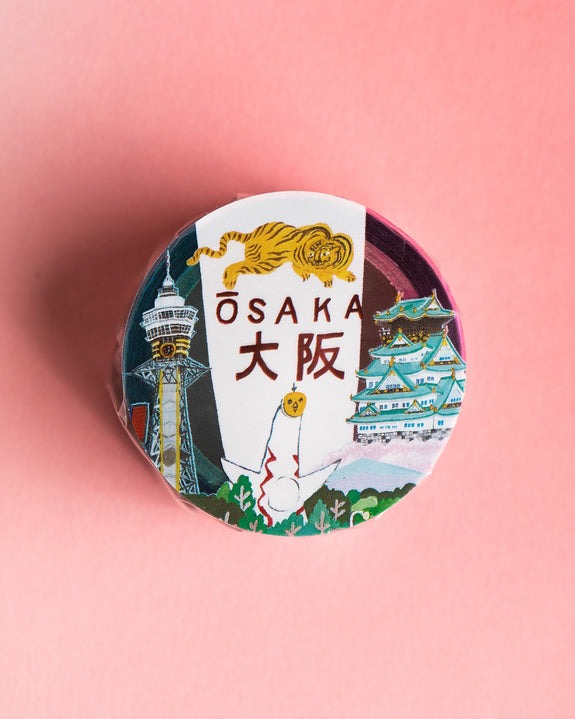 Cozyca – Ai Okino - Clear Washi Tape - Osaka