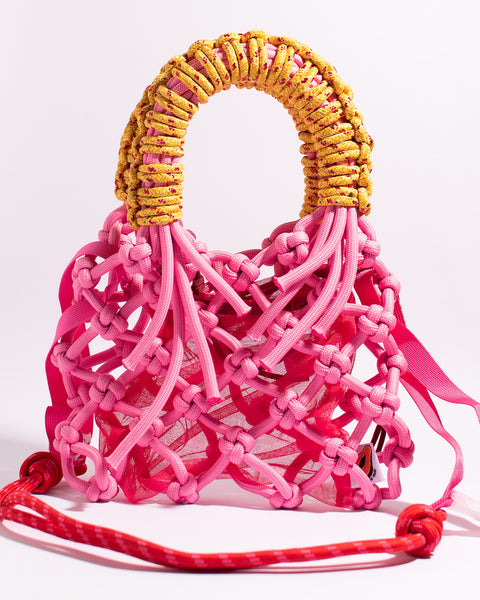 Olive Made - Sunshine bag - Pink and Yellow