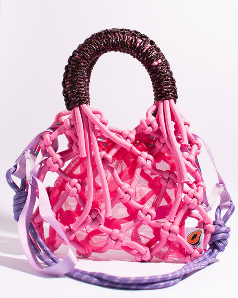 Olive Made - Sunshine bag - Pink and Brown