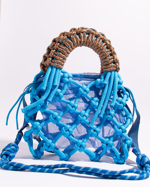 Olive Made - Sunshine bag - Brown and Blue