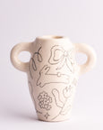 Milo Hachim - Mini Vase - Bunny & Doodles