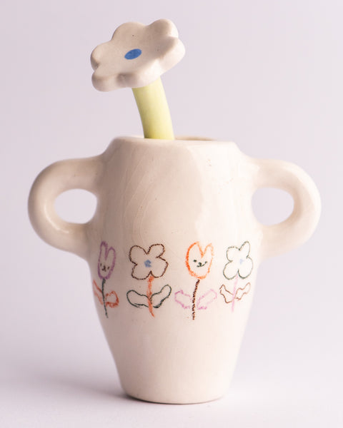 Milo Hachim - Mini Vase - Bunny Flower