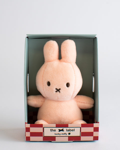 Bon Ton Toys - Lucky Miffy Sitting Pink in giftbox - 10 cm