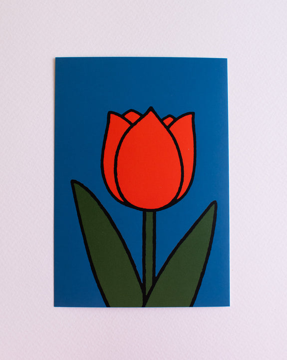 Miffy - Postcard - Miffy Tulips