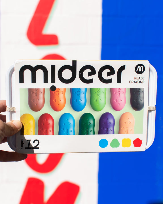 Mideer - Peas Crayons - 12 Colours