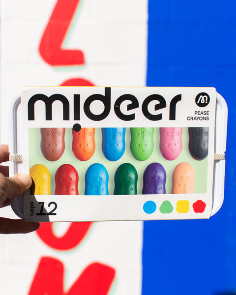 Mideer - Peas Crayons - 12 Colours