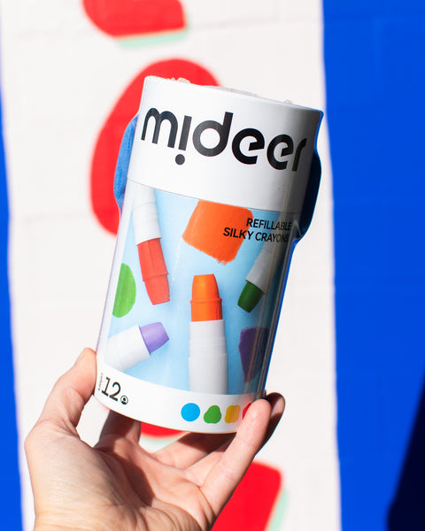 Mideer - Silky Crayon 12 Colours