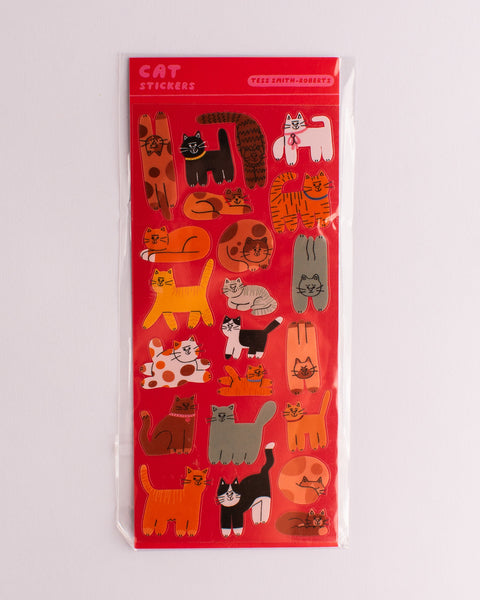 Tess Smith-Roberts - Sticker Sheet - Cats