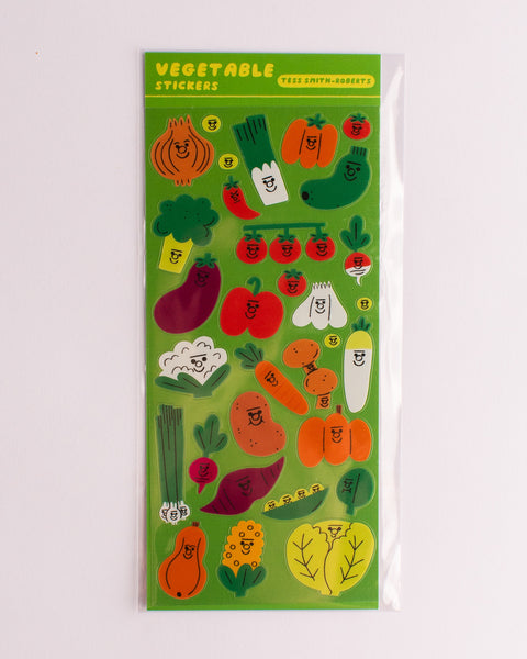 Tess Smith-Roberts - Sticker Sheet - Vegetable