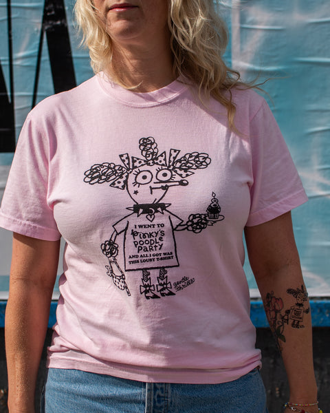 Gentle Thrills x Pinky's - Pink Poodle Party Tee