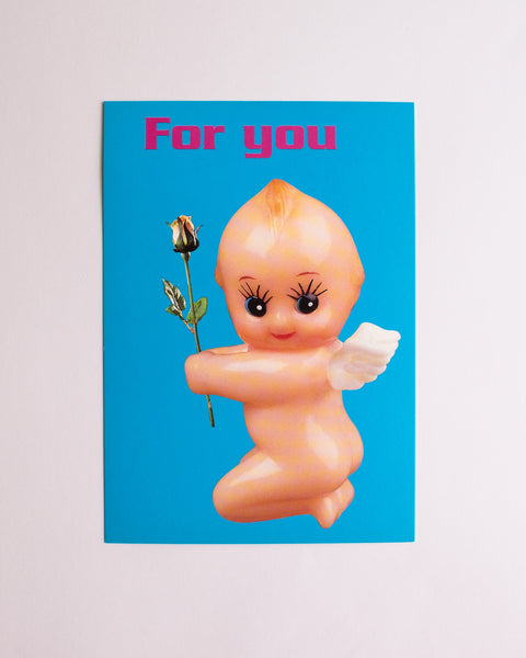 For You- Postcard - Kewpie Angel