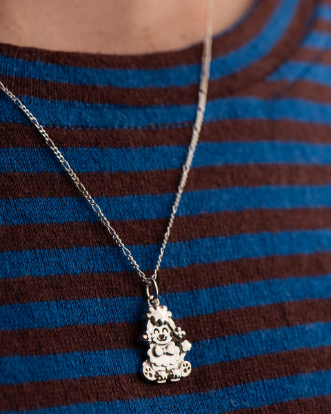 Jake Cheeseman x Pinky's - Silver Poodle Necklace