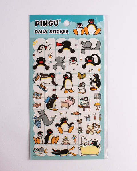 Pingu - Daily Sticker Sheet - Blue