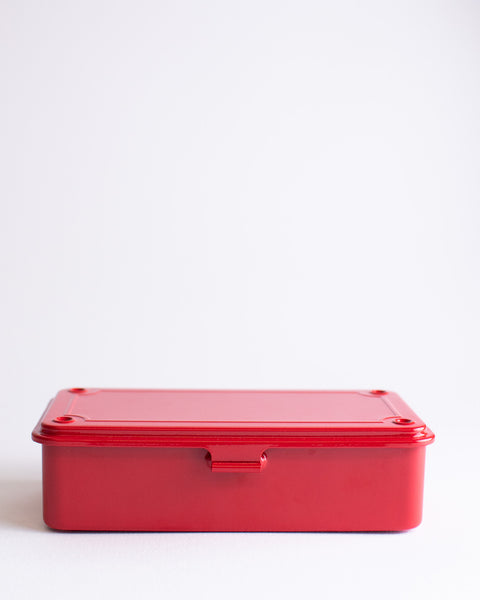 Toyo - Steel Stackable Toolbox - 19cm - Red
