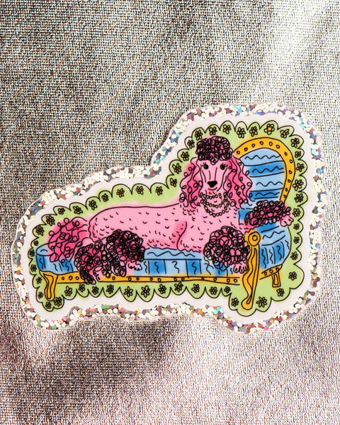 Emily Green - Boudoir Poodle Sticker
