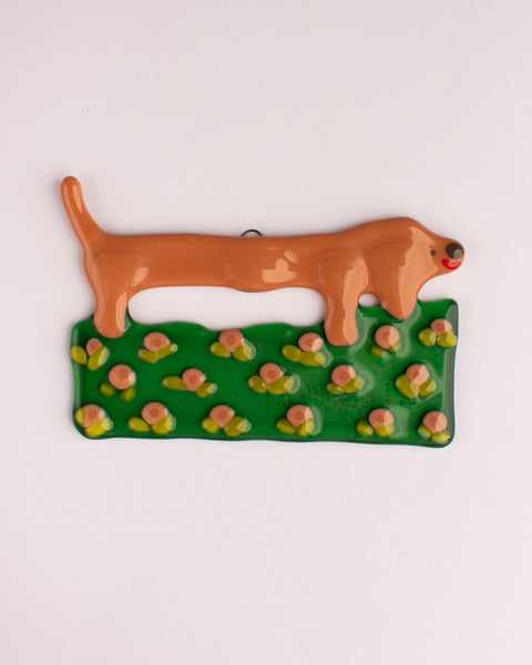 Lawn Bowls - Wall Hanging - Flower Puppy