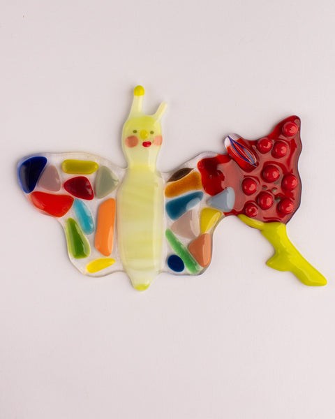 Lawn Bowls - Wall Hanging - Butterfly Tulip