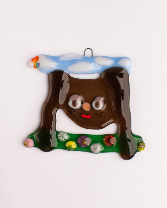 Lawn Bowls - Wall Hanging - Brown Puppy
