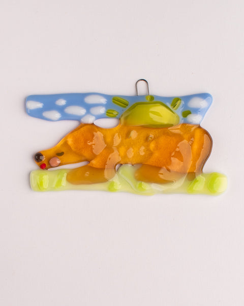 Lawn Bowls - Wall Hanging - Sleepy Puppy
