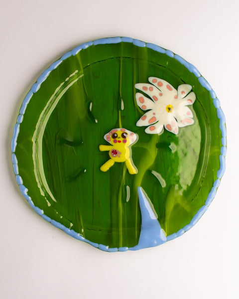 Lawn Bowls - 30cm Plate - Frog Pond