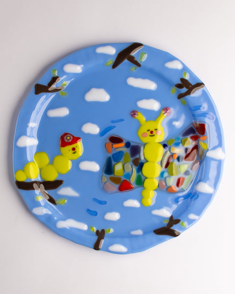 Lawn Bowls - 30cm Plate - Butterfly