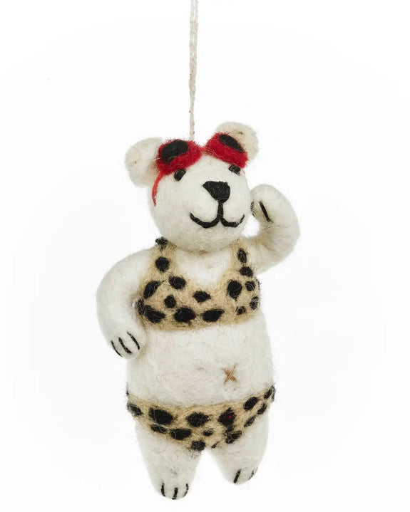 Felt So Good - Diva Polar Bear decoration