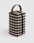 Baggu - Dopp Kit - Black and Cream Gingham - PRE-ORDER FOR SHIPPING AFTER MONDAY OCTOBER 12TH*