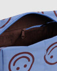 Baggu - Dopp Kit - Misty Blue Happy - PRE-ORDER FOR SHIPPING AFTER MONDAY OCTOBER 12TH*