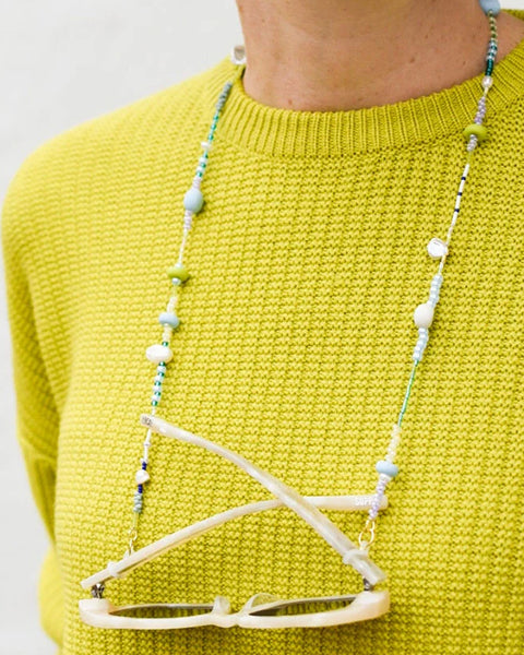 Emily Green - Splits Sky Beaded Pearl Eyewear Chain